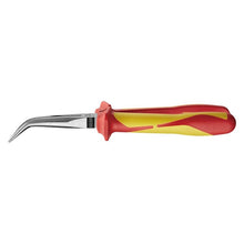 Load image into Gallery viewer, Teng 1000V Insulated 8&quot; Long Nose Plier Bent TPR Grip
