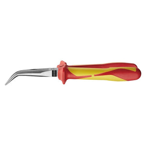 Teng 1000V Insulated 8" Long Nose Plier Bent TPR Grip