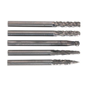 Sealey Micro Tungsten Carbide Burr Set 5pc