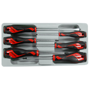 Teng Screwdriver Set 6pcs Flat, PH, PZ