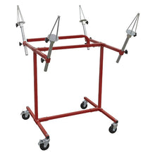 Load image into Gallery viewer, Sealey Alloy Wheel Painting/Repair Stand - 4-Wheel Capacity - Angled Cones
