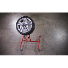 Load image into Gallery viewer, Sealey Alloy Wheel Painting/Repair Stand - 4-Wheel Capacity - Angled Cones
