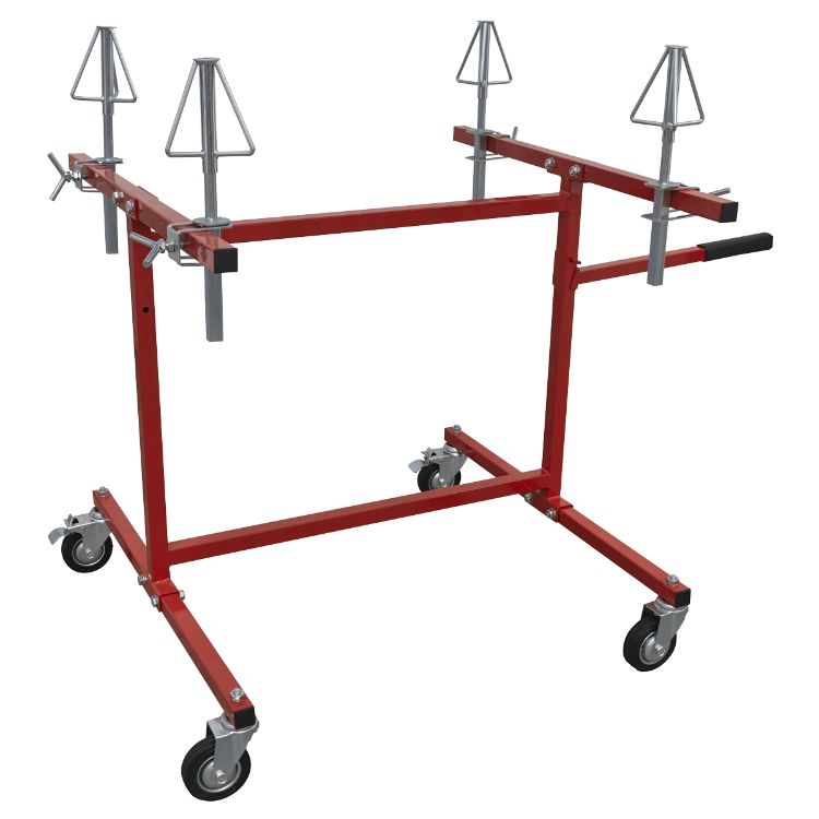 Sealey Alloy Wheel Painting/Repair Stand - 4-Wheel Capacity