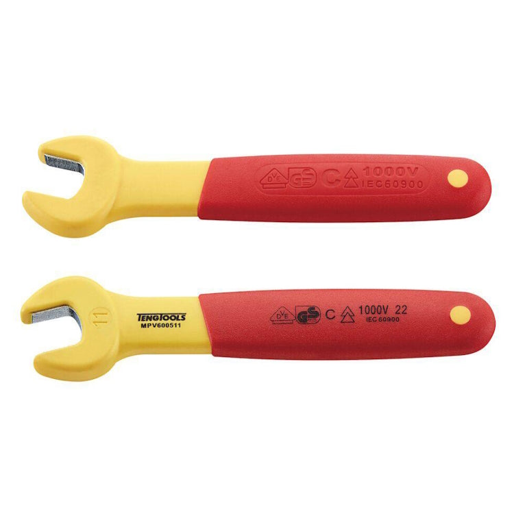 Teng 1000V Insulated Open Ended Spanner 11mm