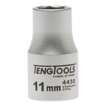 Load image into Gallery viewer, Teng Socket 1/2&quot; Drive 11mm Stainless - 6pt
