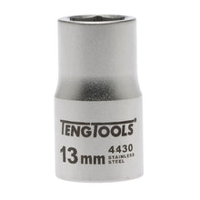 Load image into Gallery viewer, Teng Socket 1/2&quot; Drive 13mm Stainless - 6pt
