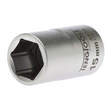 Load image into Gallery viewer, Teng Socket 1/2&quot; Drive 15mm Stainless - 6pt
