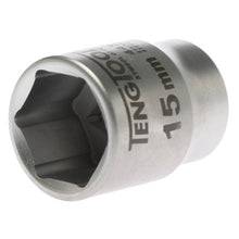 Load image into Gallery viewer, Teng Socket 3/8&quot; Drive 15mm Stainless - 6pt
