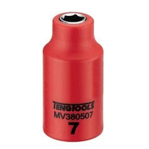 Teng 1000V Insulated Socket 3/8" Drive 7mm - 6pt