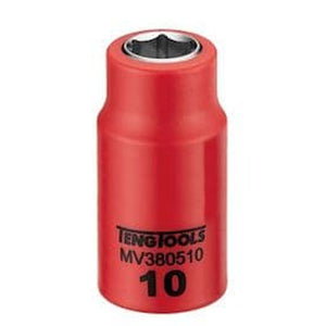 Teng 1000V Insulated Socket 3/8" Drive 10mm - 6pt