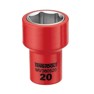 Teng 1000V Insulated Socket 3/8" Drive 20mm - 6pt