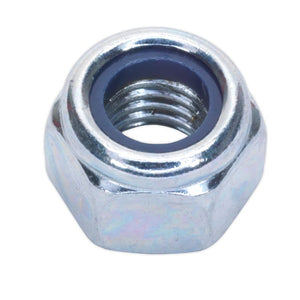 Sealey Nylon Locknut DIN 982 - M8 Zinc - Pack of 100