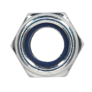 Sealey Nylon Locknut DIN 982 - M6 Zinc - Pack of 100