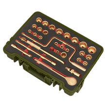 Load image into Gallery viewer, Sealey Socket Set 31pc 1/2&quot; Sq Drive - Non-Sparking (Premier)
