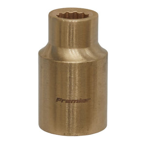 Sealey Socket 10mm 1/2" Sq Drive - Non-Sparking WallDrive (Premier) - 12pt