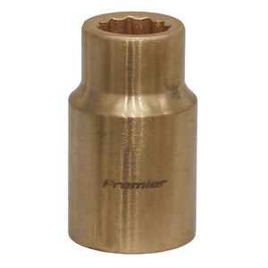 Sealey Socket 12mm 1/2" Sq Drive - Non-Sparking WallDrive (Premier) - 12pt