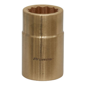 Sealey Socket 16mm 1/2" Sq Drive - Non-Sparking WallDrive (Premier) - 12pt