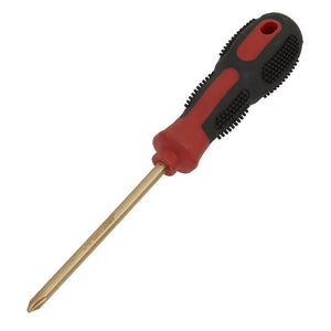 Sealey Screwdriver Phillips #2 x 100mm - Non-Sparking (Premier)