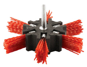 Abracs 100mm Wire Filament Strip Brush - Red