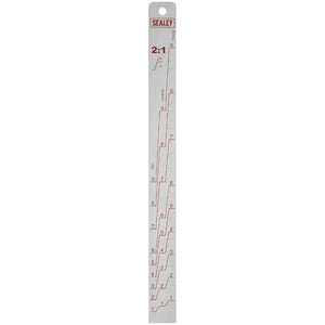 Sealey Aluminium Paint Measuring Stick 2:1/4:1