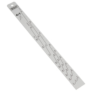 Sealey Aluminium Paint Measuring Stick 2:1/4:1