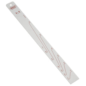 Sealey Aluminium Paint Measuring Stick 1:1/3:1