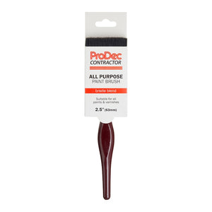 ProDec Contractor All Purpose Mixed Bristle Paint Brush 2.5"