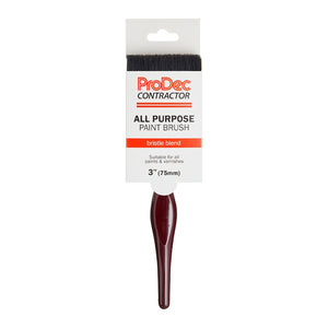 ProDec Contractor All Purpose Mixed Bristle Paint Brush 3"