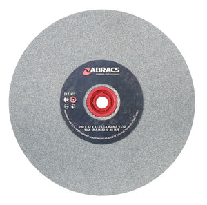 Abracs Bench Grinder Wheel 200mm x 32mm x 80Grit Aluminium Oxide