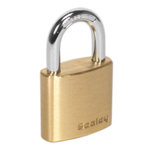 Load image into Gallery viewer, Sealey Brass Body Padlock 30mm
