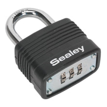 Load image into Gallery viewer, Sealey Steel Body Combination Padlock 40mm
