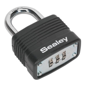 Sealey Steel Body Combination Padlock 40mm