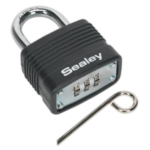 Sealey Steel Body Combination Padlock 40mm