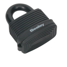 Load image into Gallery viewer, Sealey Steel Body Weatherproof Combination Padlock 48mm
