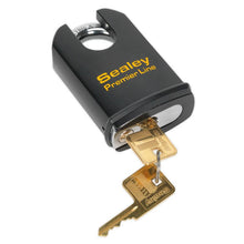 Load image into Gallery viewer, Sealey Steel Body Padlock Shrouded Shackle 61mm
