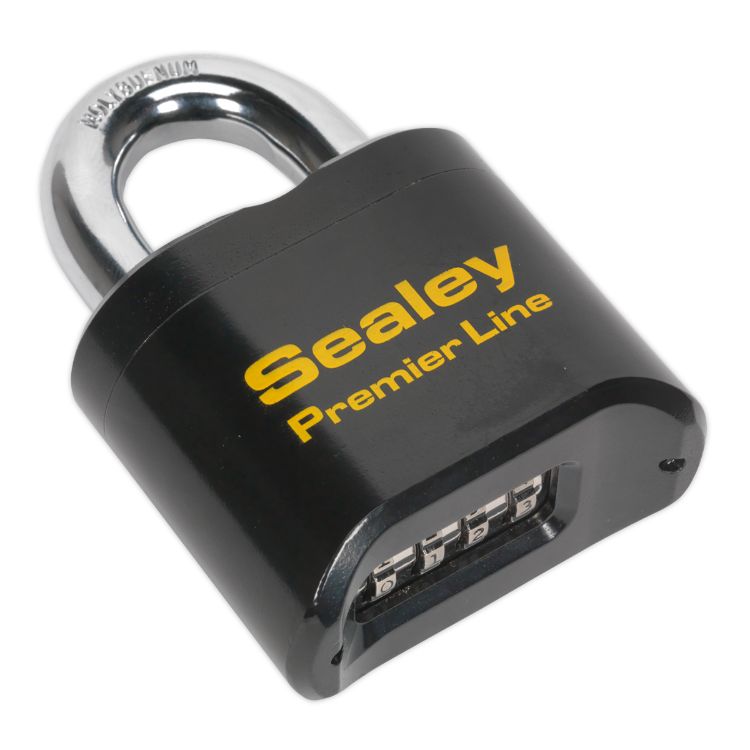 Sealey Steel Body Combination Padlock 62mm