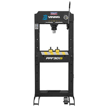 Load image into Gallery viewer, Sealey Viking Air/Hydraulic Press 30 Tonne Floor Type, Sliding Ram and Foot Pedal
