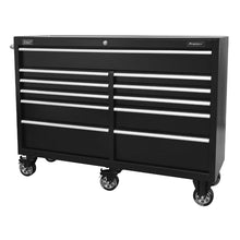 Load image into Gallery viewer, Sealey Rollcab 11 Drawer Heavy-Duty Black 1430mm
