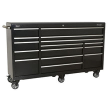 Load image into Gallery viewer, Sealey Rollcab 15 Drawer Heavy-Duty Black 1845mm
