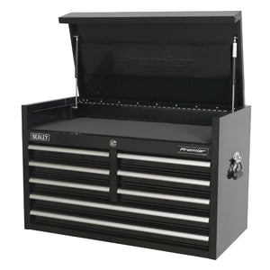 Sealey Topchest 8 Drawer Heavy-Duty Black 915mm