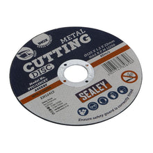 Load image into Gallery viewer, Sealey Cutting Disc 125mm (5&quot;) x 1.2mm - 22mm Bore
