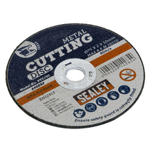 Load image into Gallery viewer, Sealey Cutting Disc 75mm (3&quot;) x 2mm - 10mm Bore
