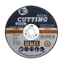 Load image into Gallery viewer, Sealey Cutting Disc 75mm (3&quot;) x 2mm - 10mm Bore
