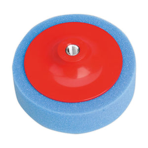 Sealey Buffing & Polishing Foam Head 150 x 50mm M14 x 2mm Blue/Medium