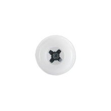 Load image into Gallery viewer, Sealey Numberplate Screw Plastic Enclosed Head 4.8 x 24mm White - Pack of 50
