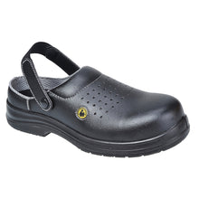 Load image into Gallery viewer, Portwest Compositelite ESD Perforated Safety Clog SB AE FC03
