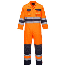 Load image into Gallery viewer, Portwest Nantes Hi-Vis Contrast Work Coverall TX55
