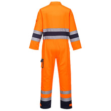 Load image into Gallery viewer, Portwest Nantes Hi-Vis Contrast Work Coverall TX55
