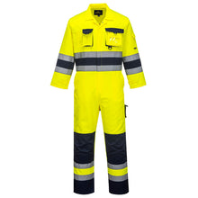 Load image into Gallery viewer, Portwest Nantes Hi-Vis Contrast Work Coverall TX55
