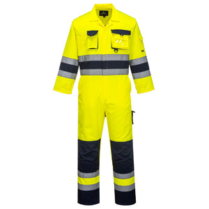 Portwest Nantes Hi-Vis Contrast Work Coverall TX55